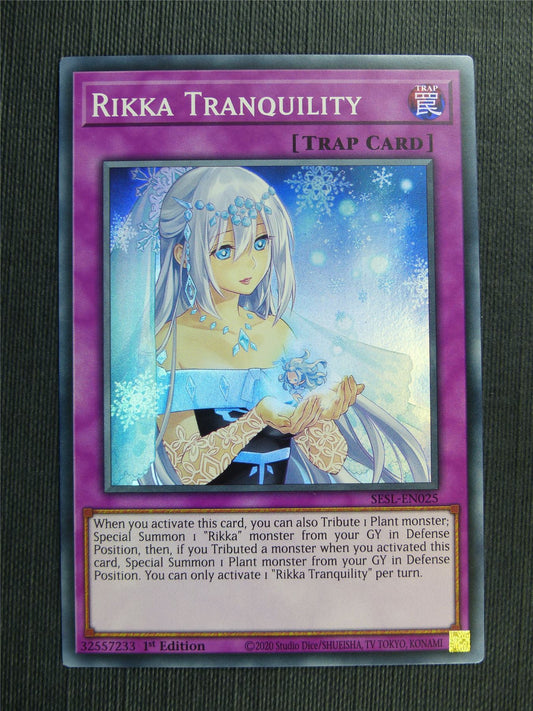 Rikka Tranquility - SESL Yugioh Card