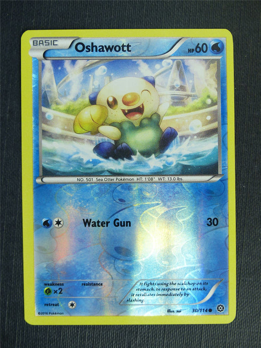 Oshawott 30/114 Reverse Holo - Pokemon Cards #2F7