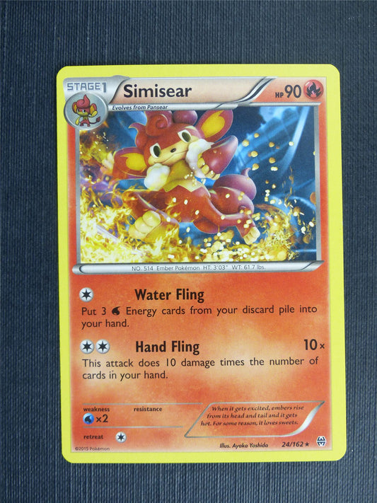 Simisear 24/162 - Pokemon Cards #1CY