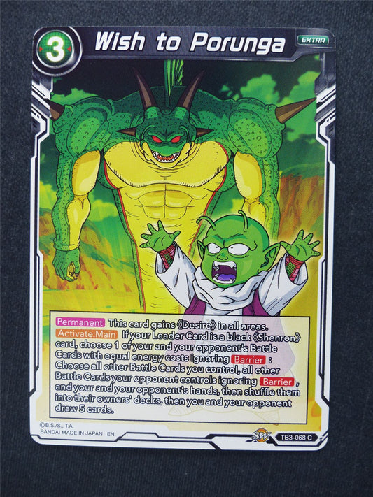 Wish to Porunga - Dragon Ball Super Cards #CK