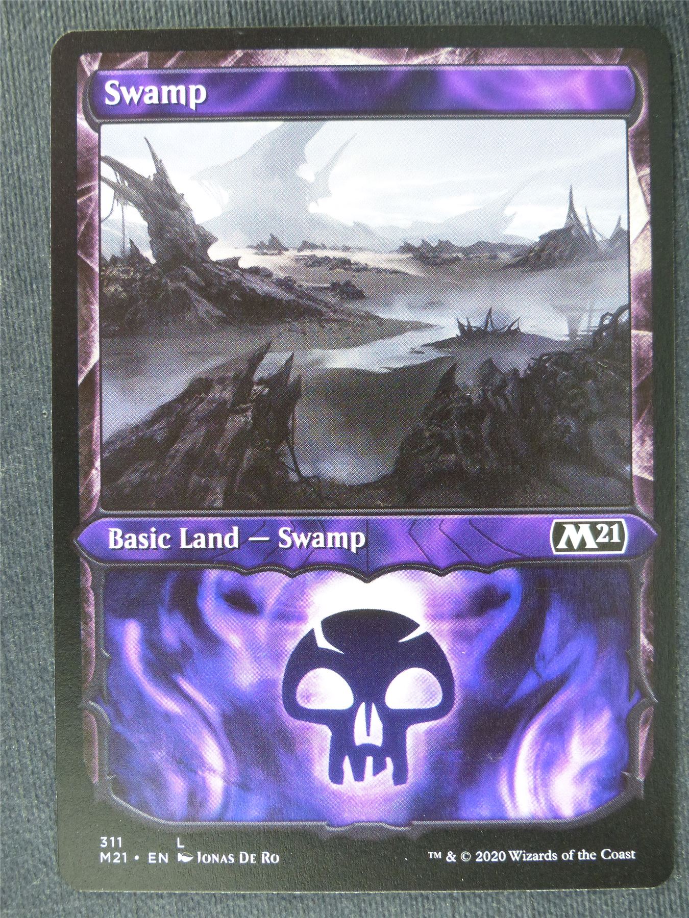 Swamp 311 Alt Border - Mtg Magic Cards #MZ