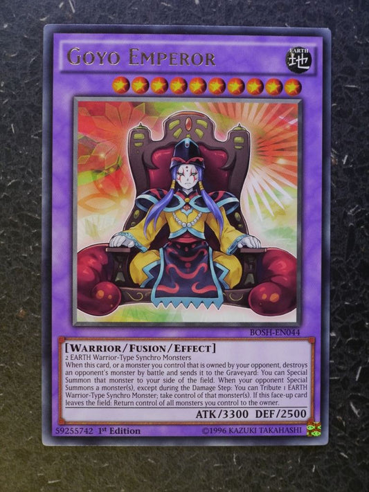 Yugioh Cards: GOYO EMPEROR BOSH RARE # 8E83