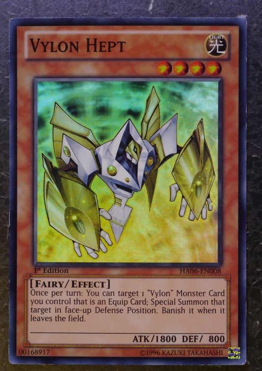 Yugioh Cards:VYLON HEPT HA06 SUPER RARE # 2J31