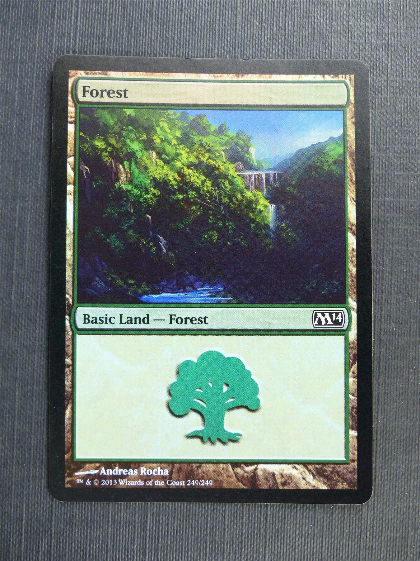 Forest 249/249 Foil - Mtg Magic Cards #52K