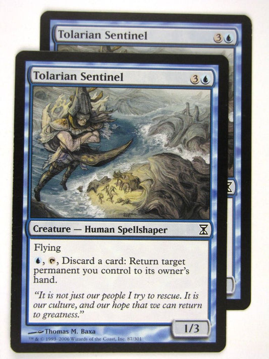 MTG Magic: The Gathering Cards: TOLARIAN SENTINEL x2: TSP