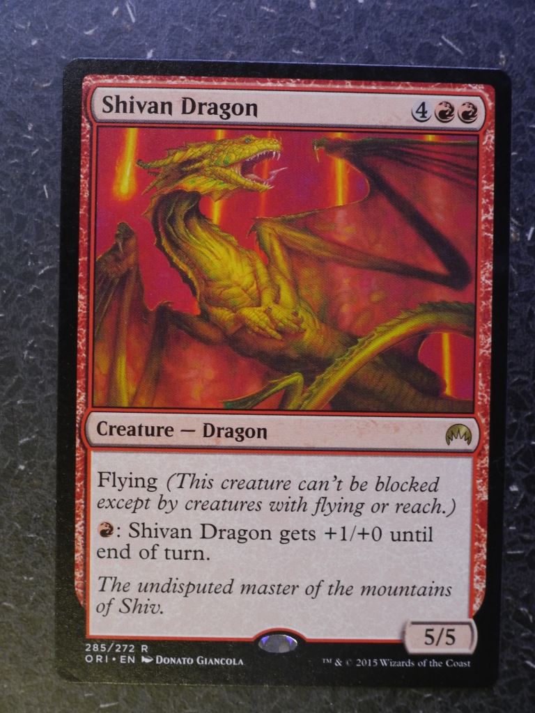 MTG Magic Cards: SHIVAN DRAGON # 7F95