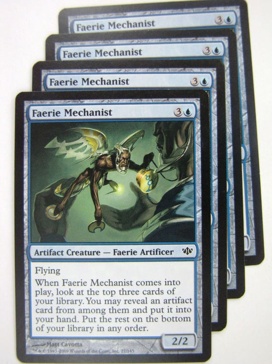 MTG Magic Cards: FAERIE MECHANIST x4 # 8F97