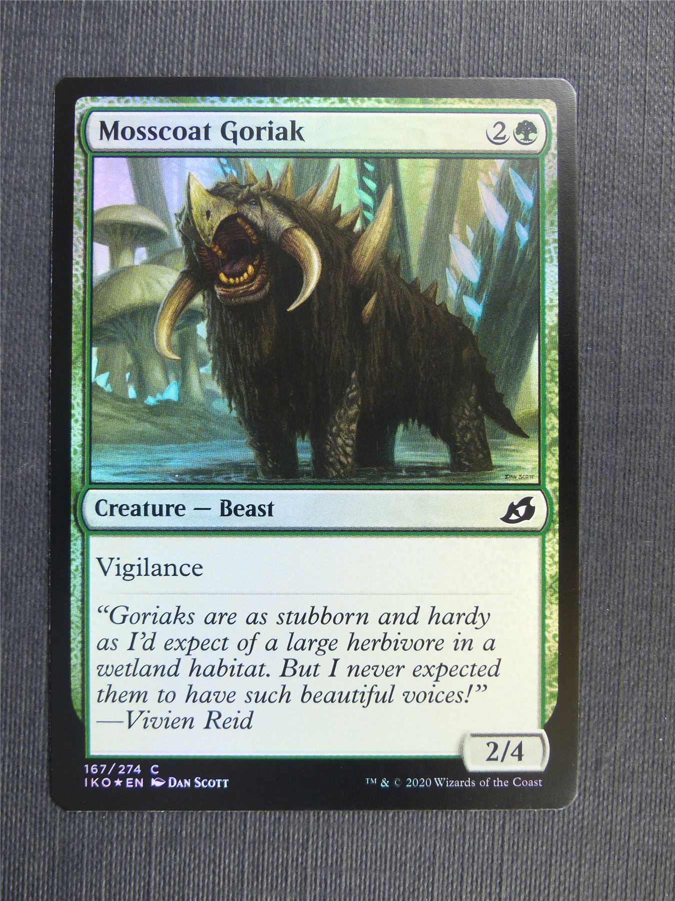 Mosscoat Goriak Foil - IKO - Mtg Card