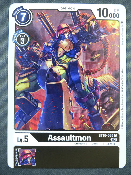 Assaultmon BT10-065 - Xros Encounter - Digimon Card #996