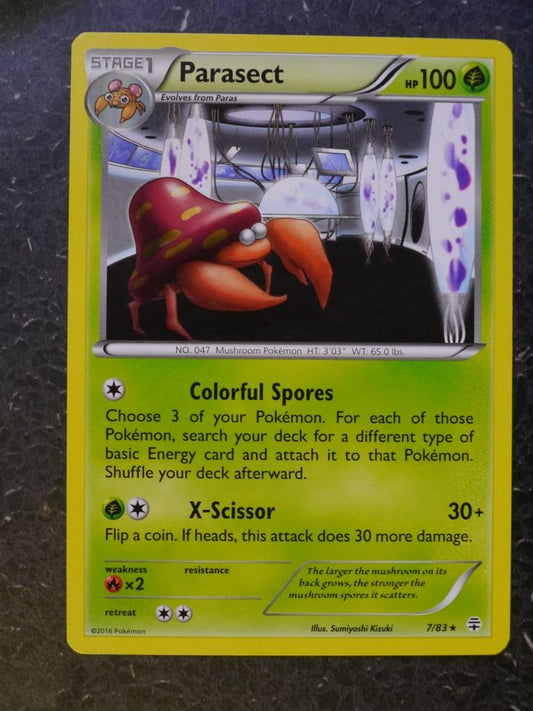 Pokemon Cards: PARASECT 7/83 RARE # 5J37