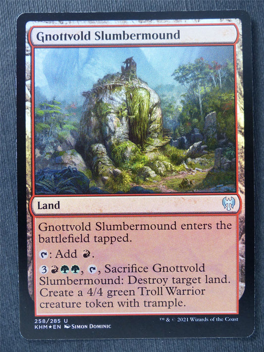 Gnottvold Slumbermound Foil - Mtg Magic Cards #Y8