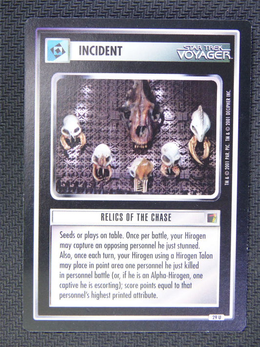 Incident Relics of the Chase - Star Trek CCG Voyager #59M