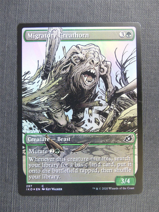 Migratory Greathorn Showcase Foil - IKO - Mtg Card