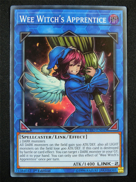 Wee Witch's Apprentice CYHO Super Rare - 1st ed Yugioh Card #JR