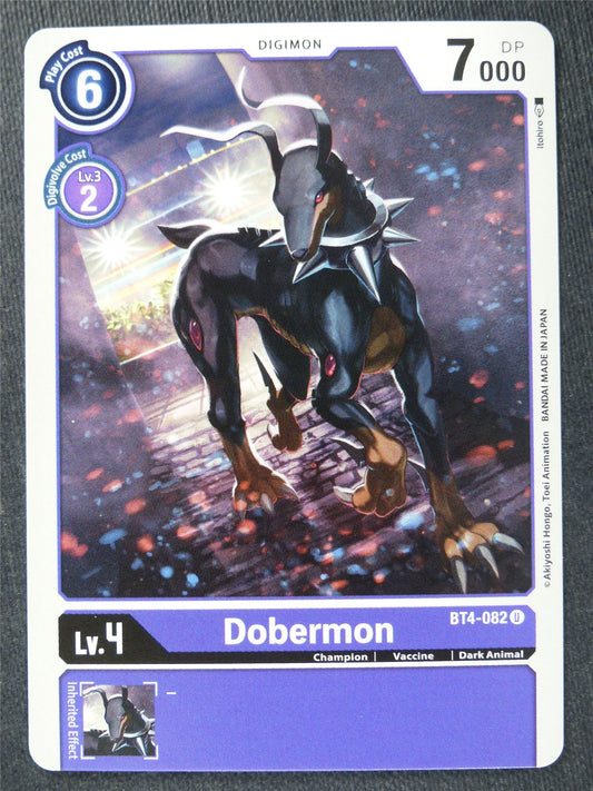 Dobermon BT4-082 U - Digimon Cards #Z6