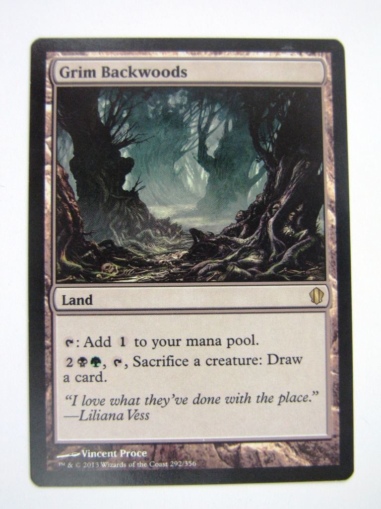 MTG Magic Played Cards: GRIM BACKWOODS # 6I82