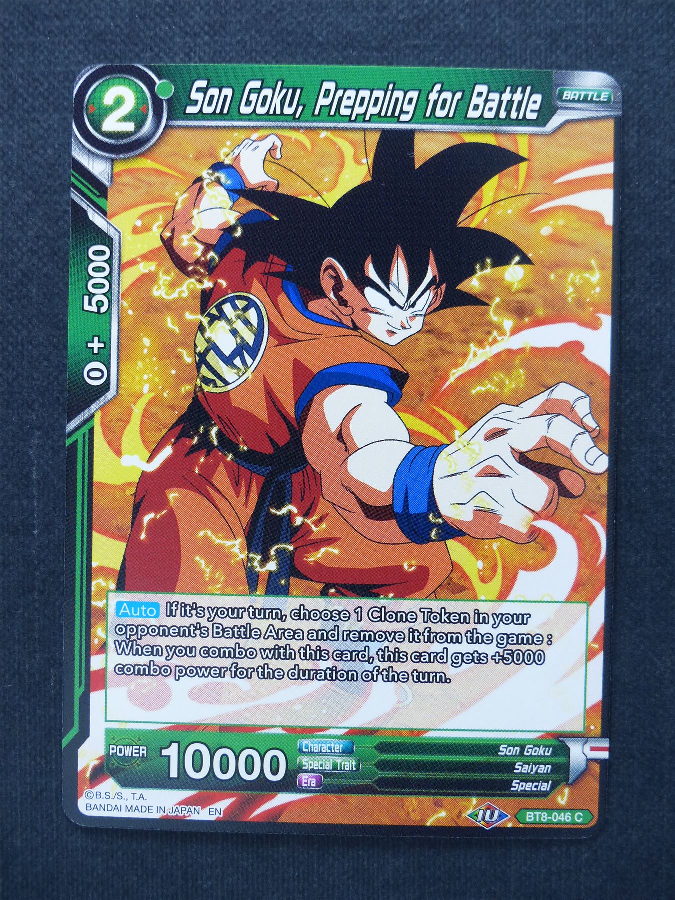 Son Goku Prepping for Battle - Dragon Ball Super Cards #YM