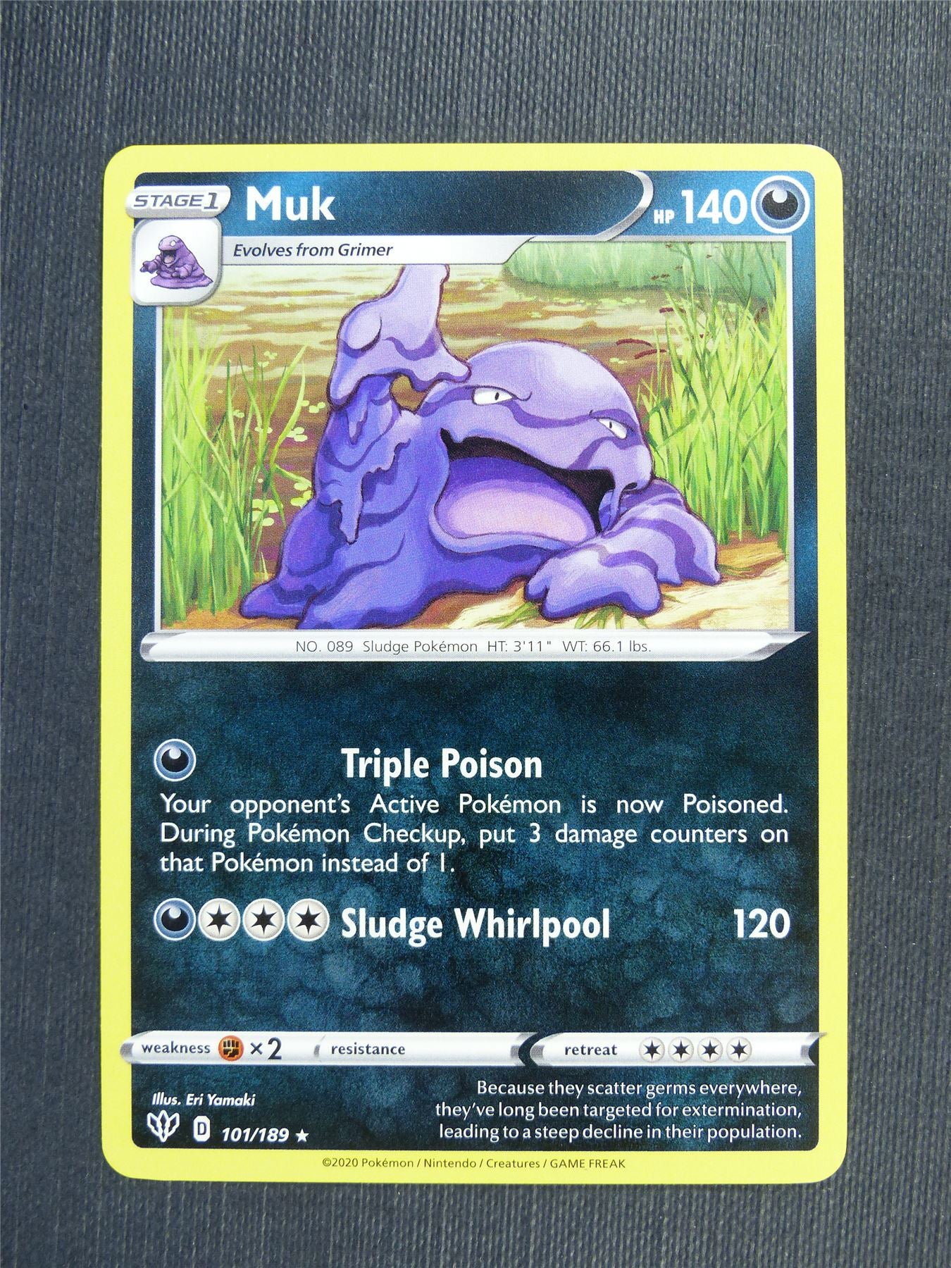 Muk 101/189  - DAA - Pokemon Card  #38S