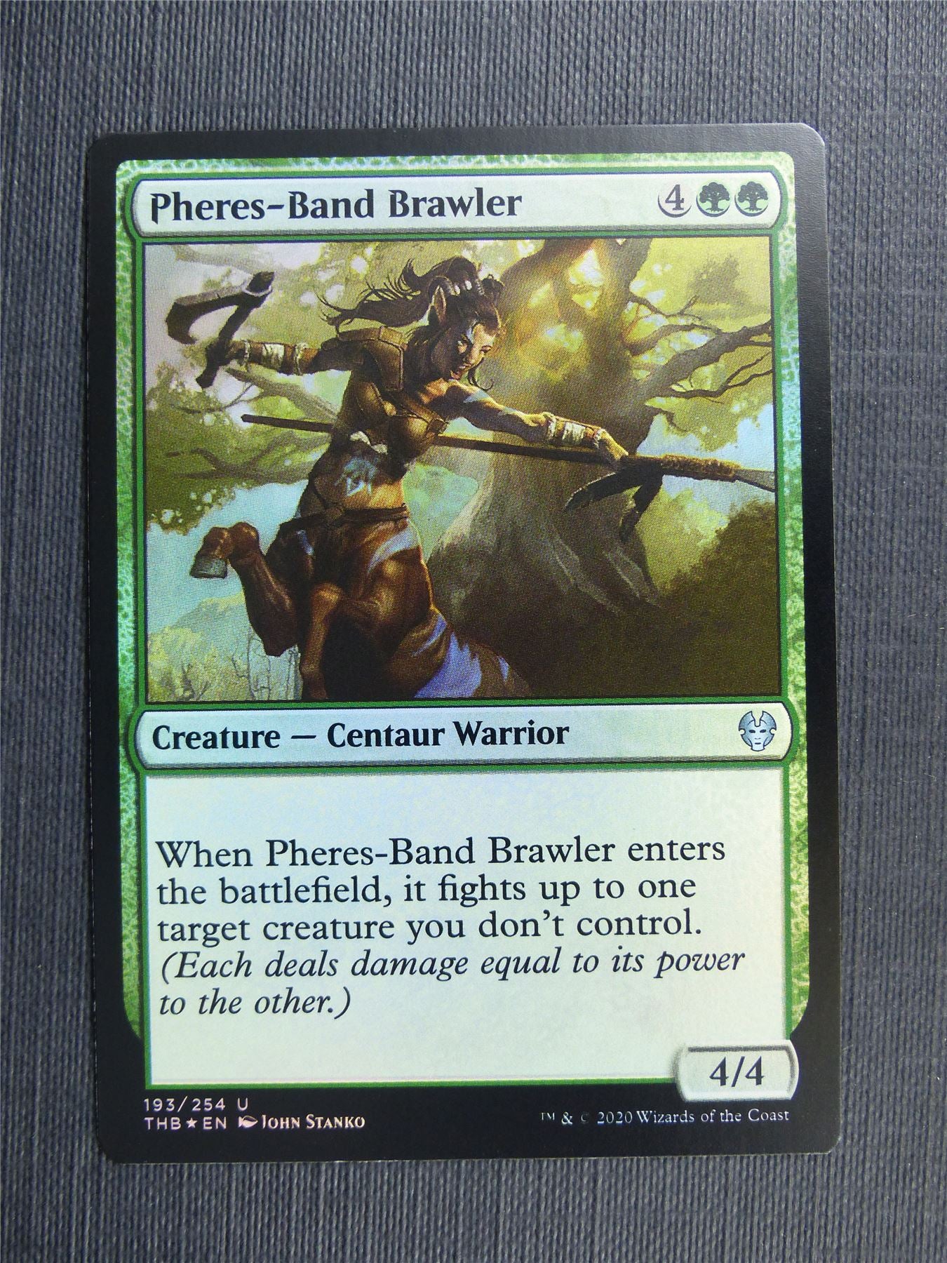 Pheres-Band Brawler Foil - Theros Collector Ed - Mtg Magic Cards #3LC