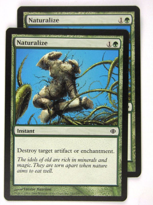 MTG Magic: The Gathering Cards: NATURALIZE x2: ALA