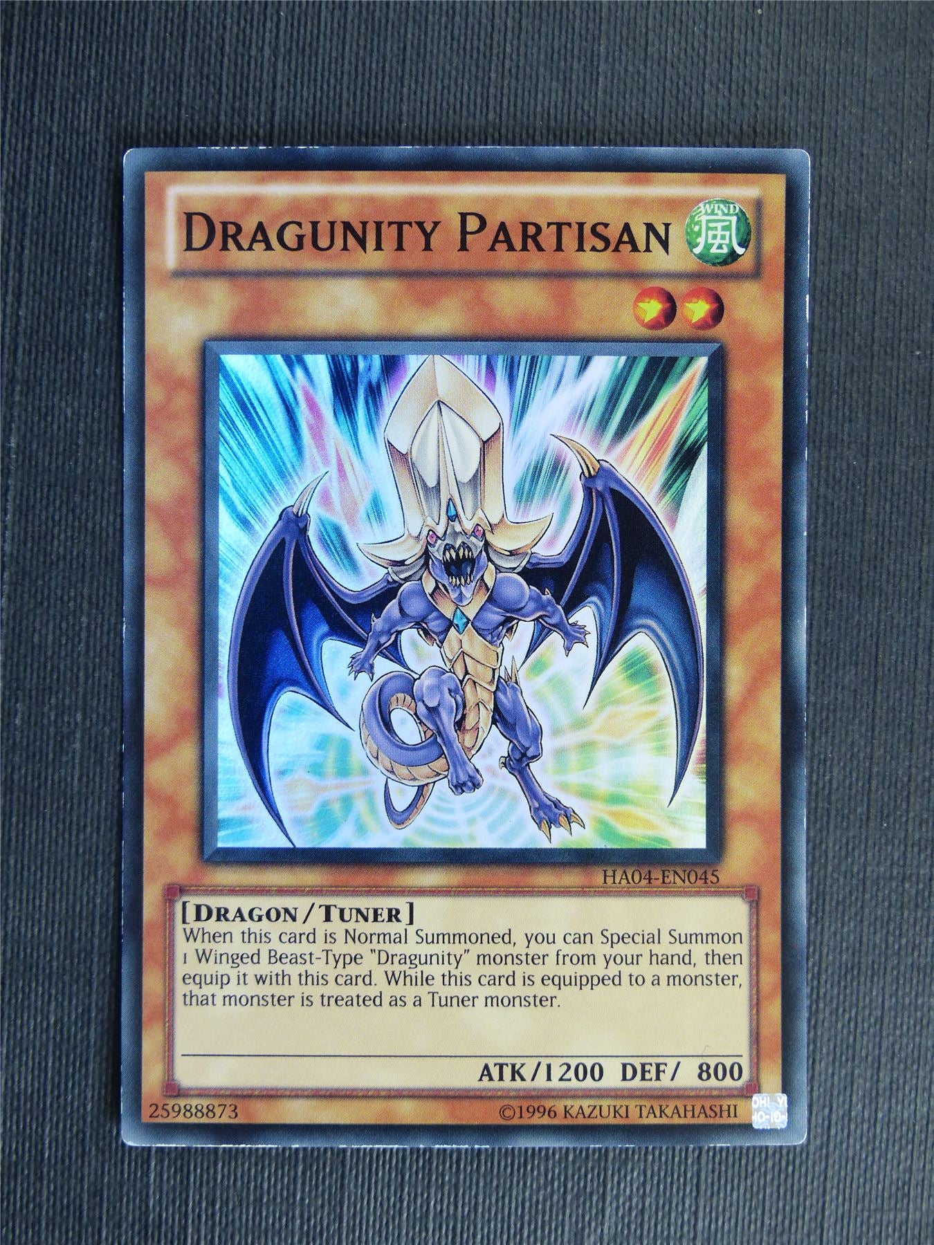 Dragunity Partisan HA04 Super Rare - Yugioh Cards #Z9