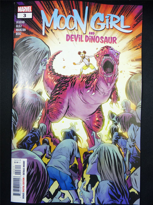 MOON Girl and Devil Dinosaur #3 - Apr 2023 Marvel Comic #2TA