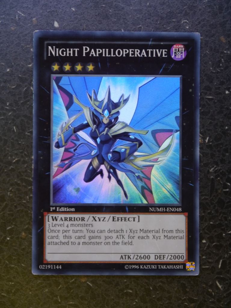 Yugioh cards:NIGHT PAPILLOPERATIVE NUMH SUPER RARE # J64