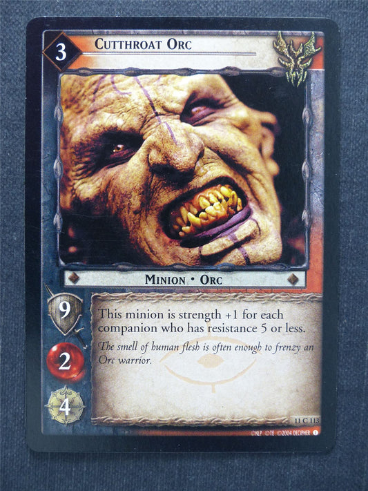 Cutthroat Orc 11 C 113 - LotR Cards #MB