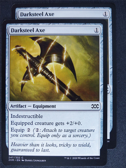 Darksteel Axe x2 - Double Masters - Mtg Magic Cards #60
