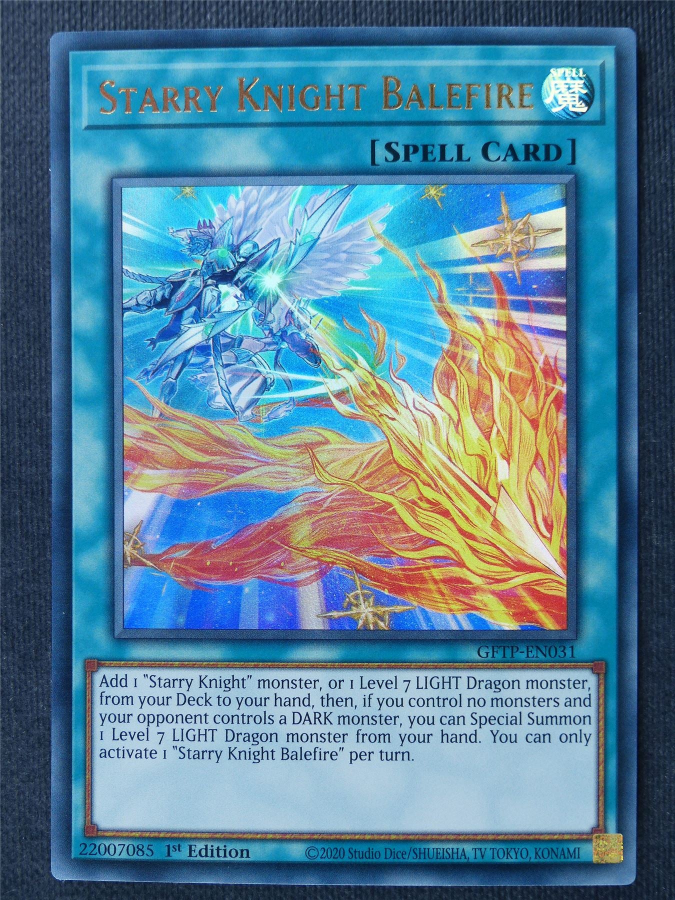 Starry Knight Balefire GFTP Ultra Rare - 1st ed - Yugioh Cards #2MX