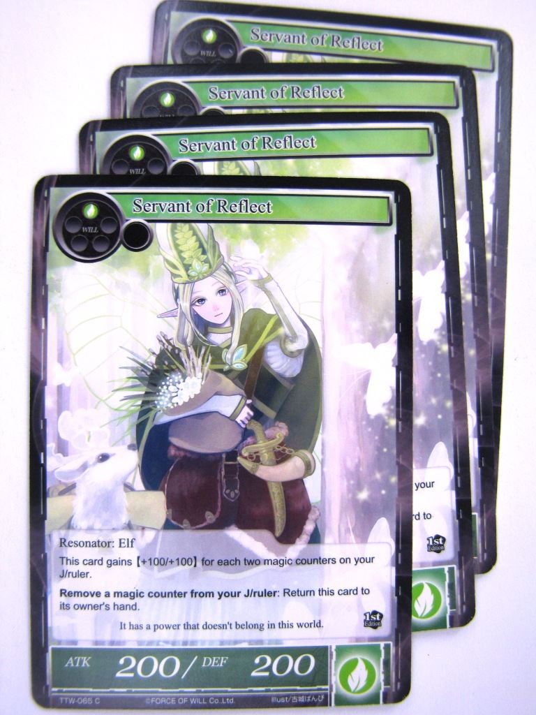 Force of Will Cards: SERVANT OF REFLECT x4 # 7I66