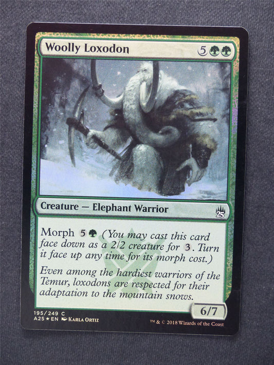 Woolly Loxodon Foil - Mtg Magic Cards #UN