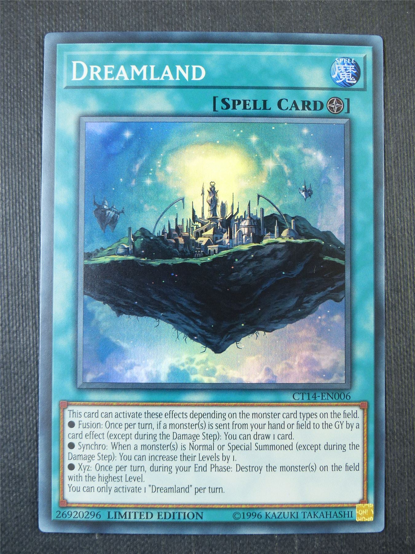 Dreamland CT14 Super Rare - lim ed Yugioh Card #9E9