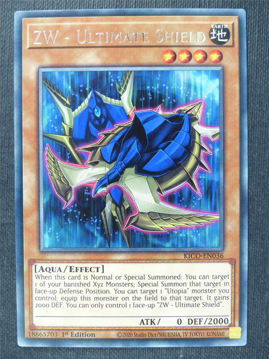 ZW - Ultimate Speed KICO Rare - 1st ed Yugioh Cards #379