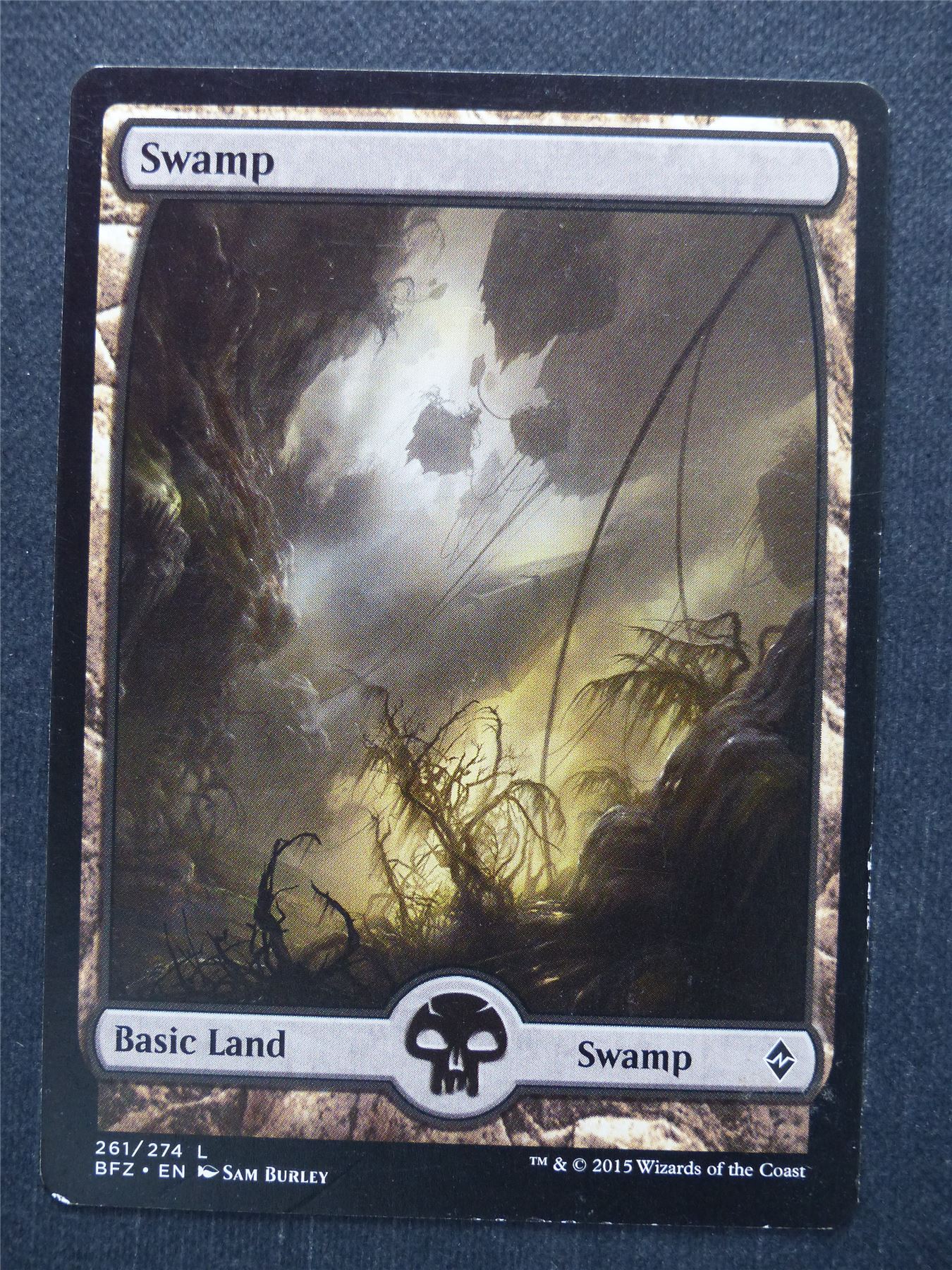 Swamp 261/274 Full Art - Mtg Magic Card #BL