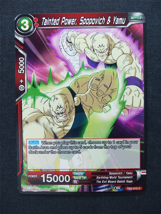 Tainted Power Spopovich & Yamu - Dragon Ball Super Cards #95