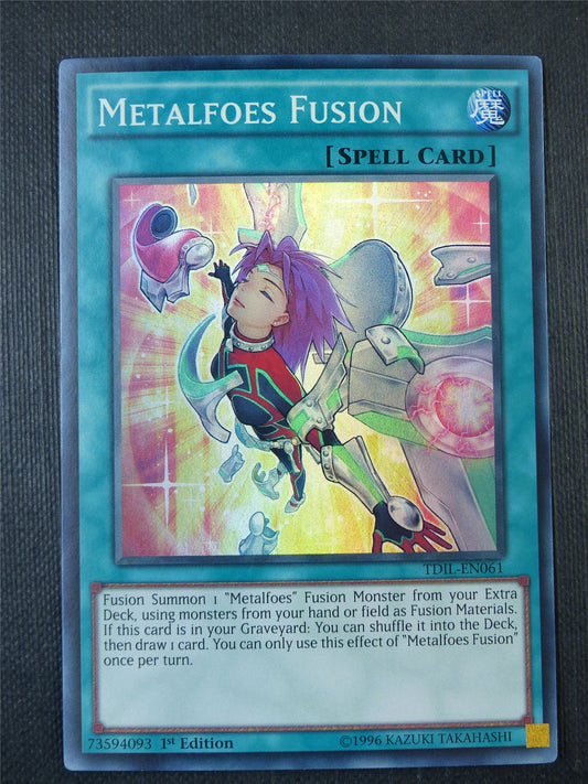 Metalfoes Fusion TDIL Super Rare - 1st ed Yugioh Card #9EY