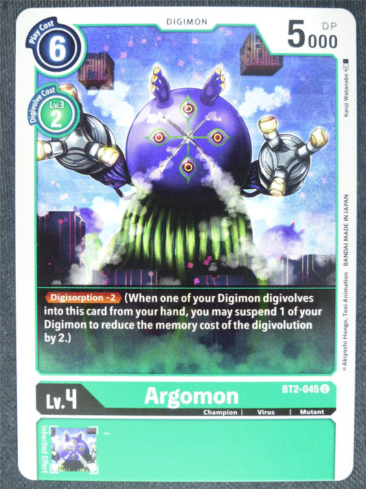 Argomon BT2-045 U - Digimon Cards #PS