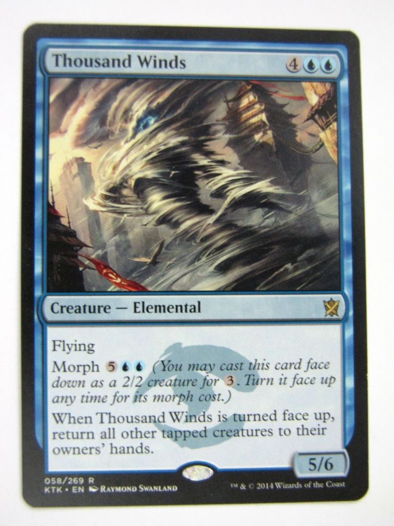 MTG Magic Played Cards: THOUSAND WINDS # 7D3