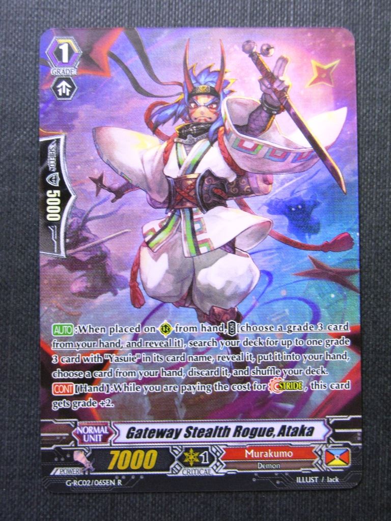 Gateway Stealth Rogue Ataka G-RC02 R - Vanguard Cards # 7C73