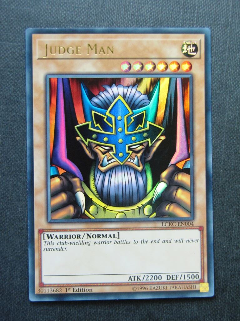 Judge Man LCKC Ultra Rare - 1st ed - Yugioh Card #1Q0