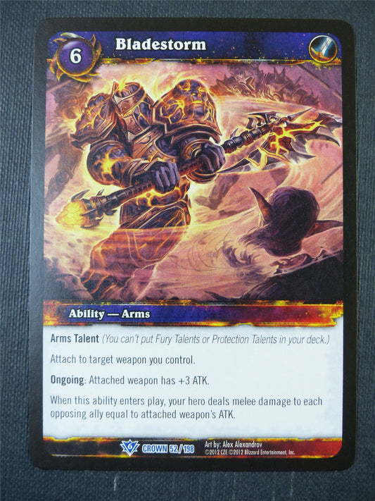 Bladestorm 52/198 - WoW Card #13F