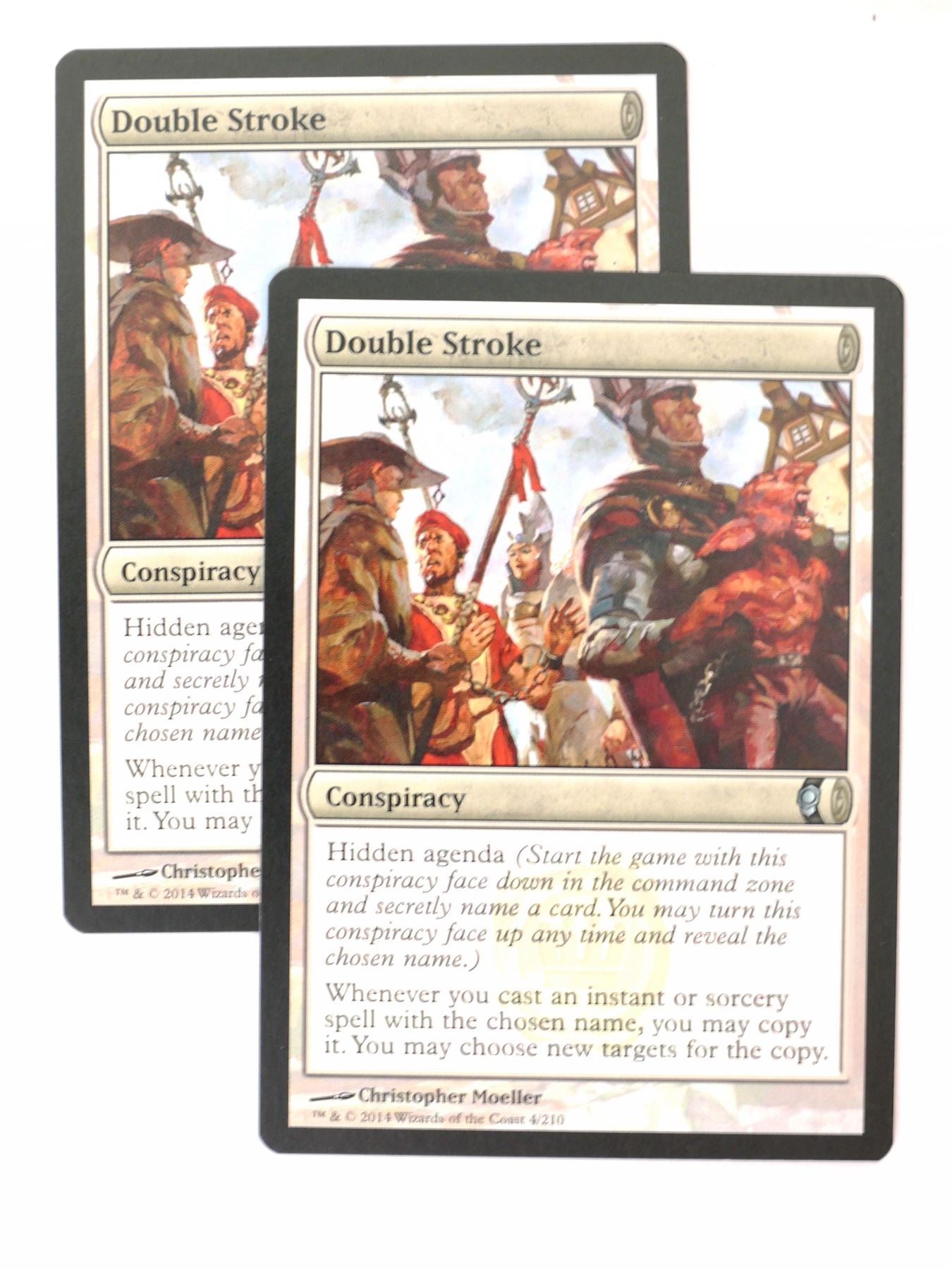 Mtg - Conspiracy - 2x Double Stroke