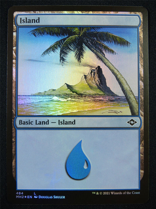 Island 484 Foil - Mtg Card #22E