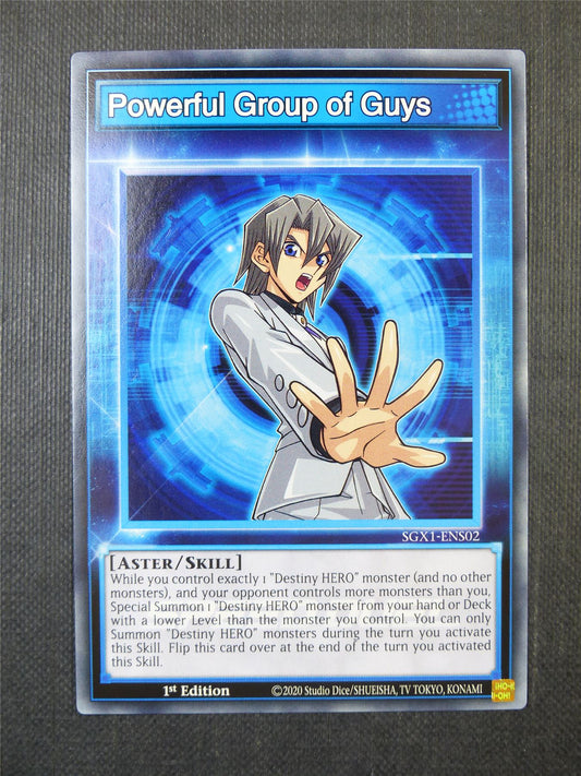 Powerful Group of Guys SGX1 - 1st ed Yugioh Card #9SD