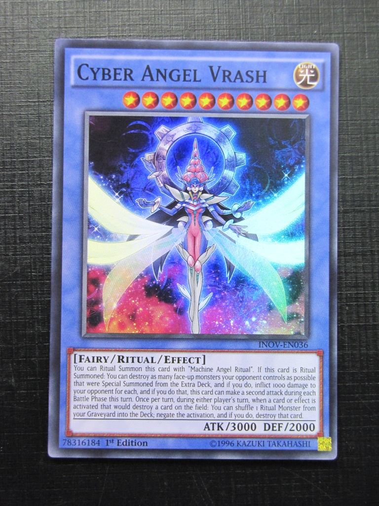 Yugioh Cards: CYBER ANGEL VRASH INOV SUPER RARE # 28G31