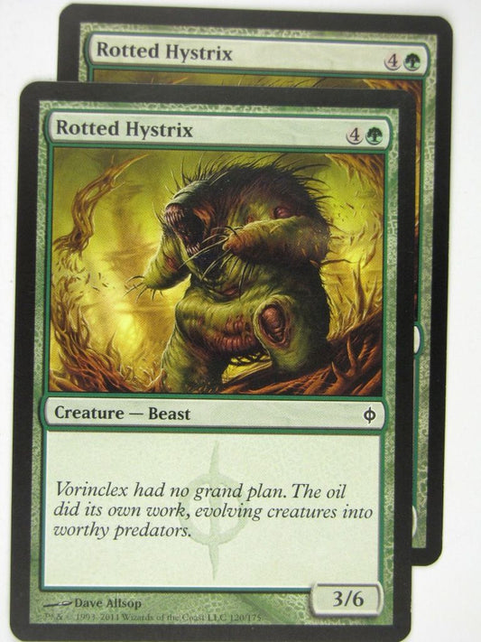 MTG Magic: the Gathering Cards: ROTTED HYSTRIX x2: NPH