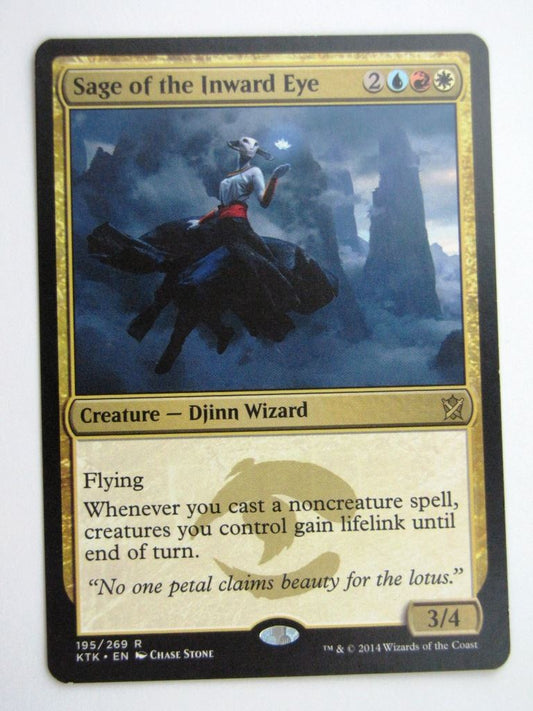 MTG Magic Played Cards: SAGE OF THE INWARD EYE # 26A7