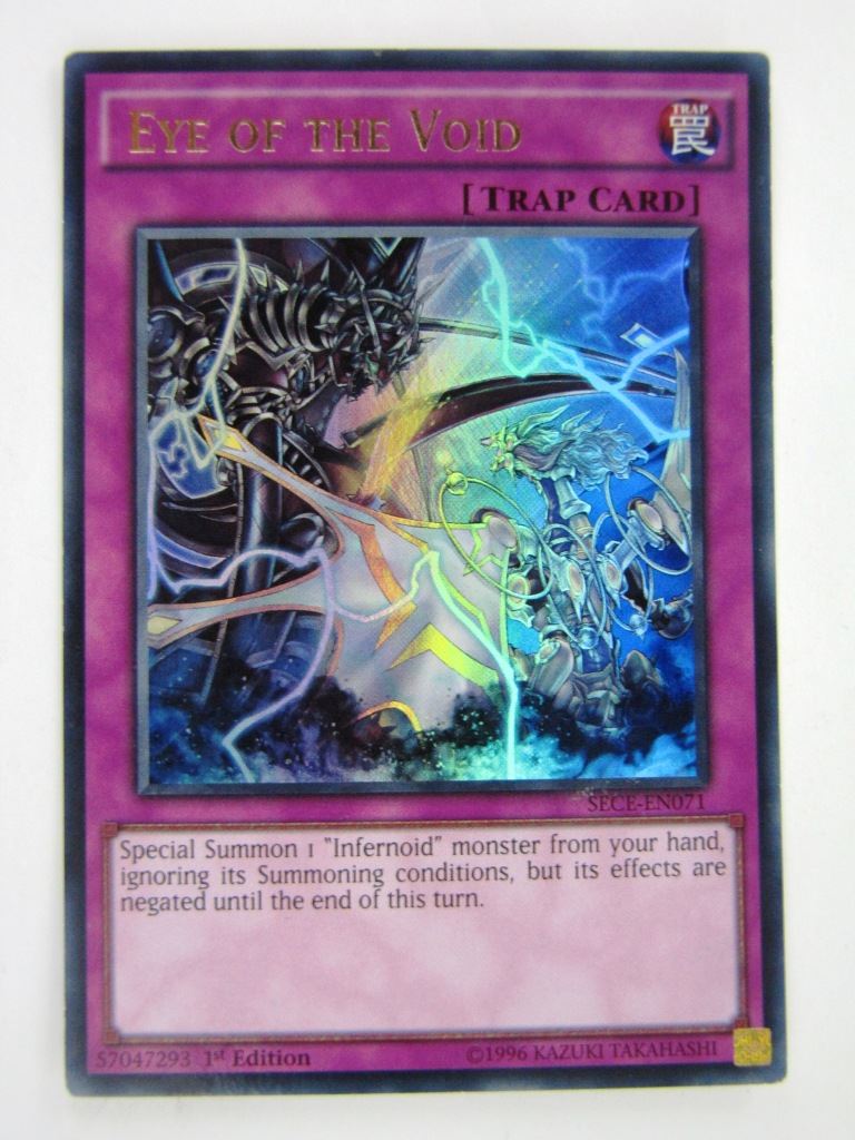 Yugioh Cards: EYE OF THE VOID SECE ULTRA RARE # 4H34