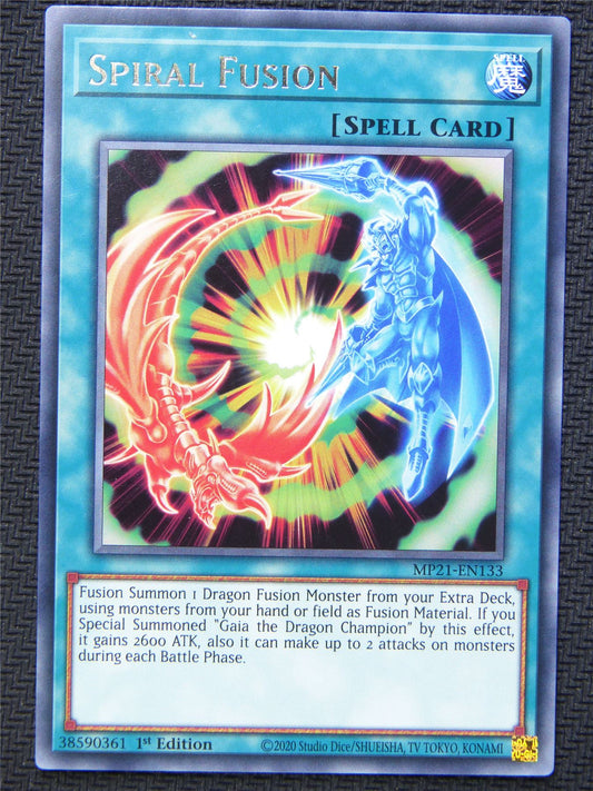 Spiral Fusion MP21 Rare 1st Ed - Yugioh Card #4LH